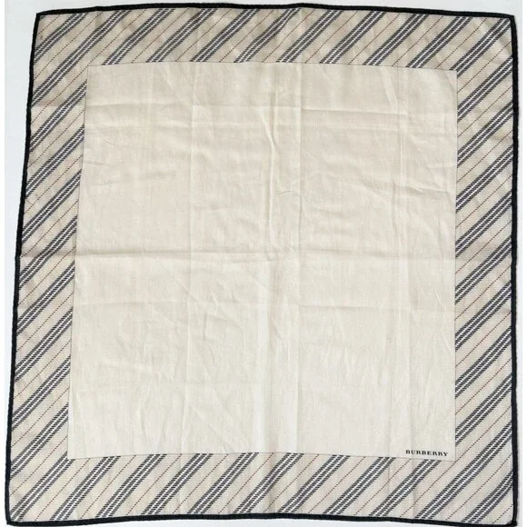 Burberry Scarf Plaid Nova Check Pattern Beige Black & Red Cotton Iconic Preppy - Picture 2 of 8